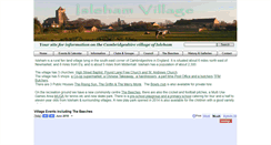 Desktop Screenshot of isleham-village.co.uk